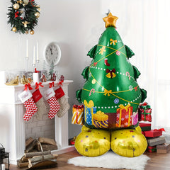 3D Standing Bell Tree Christmas Decoration Balloon