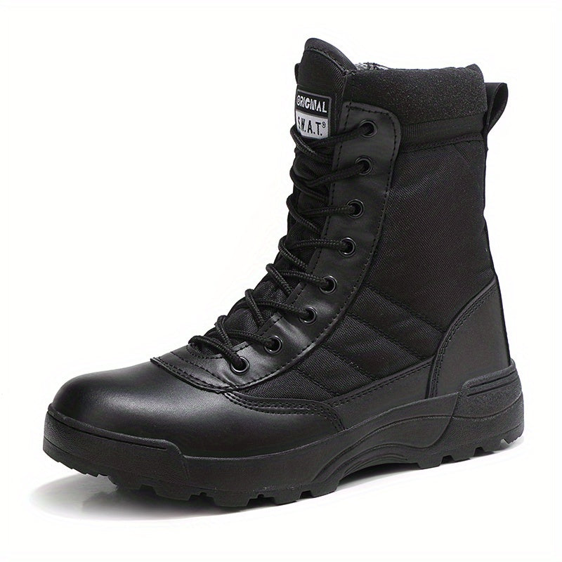 Men's Zipper Tactical Boots Anti-skid Lightweight for Training