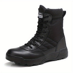 Men's Zipper Tactical Boots Anti-skid Lightweight for Training