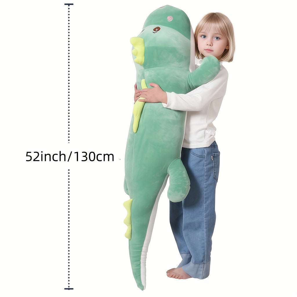 Giant T Rex Dinosaur Plush Toy 132 08cm Soft Stuffed Animal Comic Theme Green