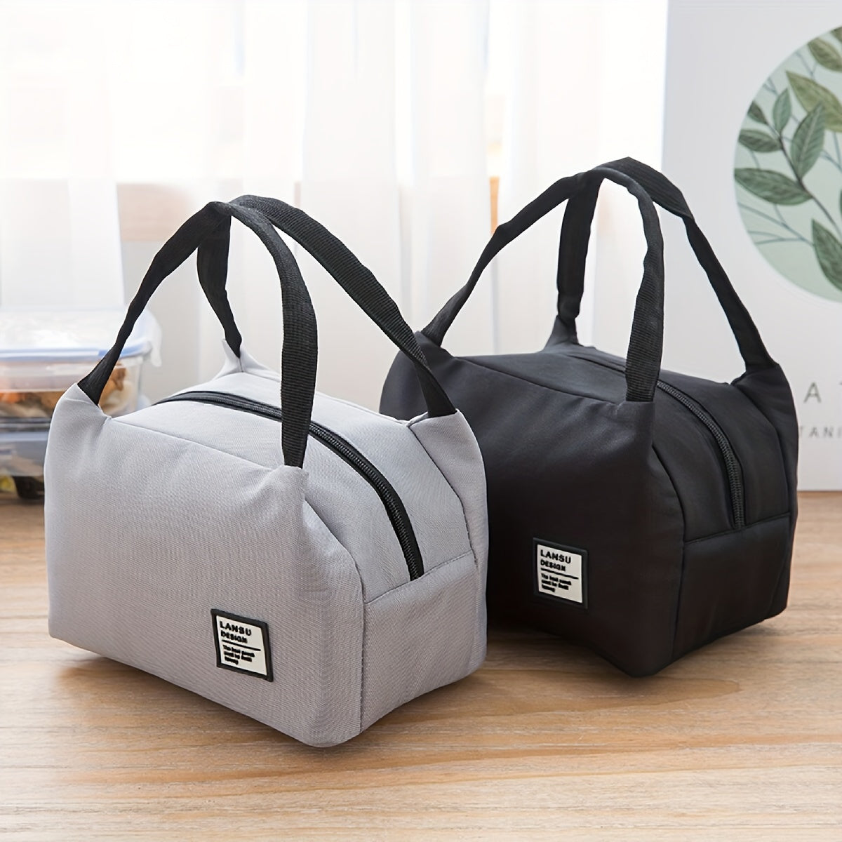 Portable Insulated Lunch Storage Bag Waterproof Aluminu