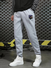 Men's Loose Printed Knit Sweatpants