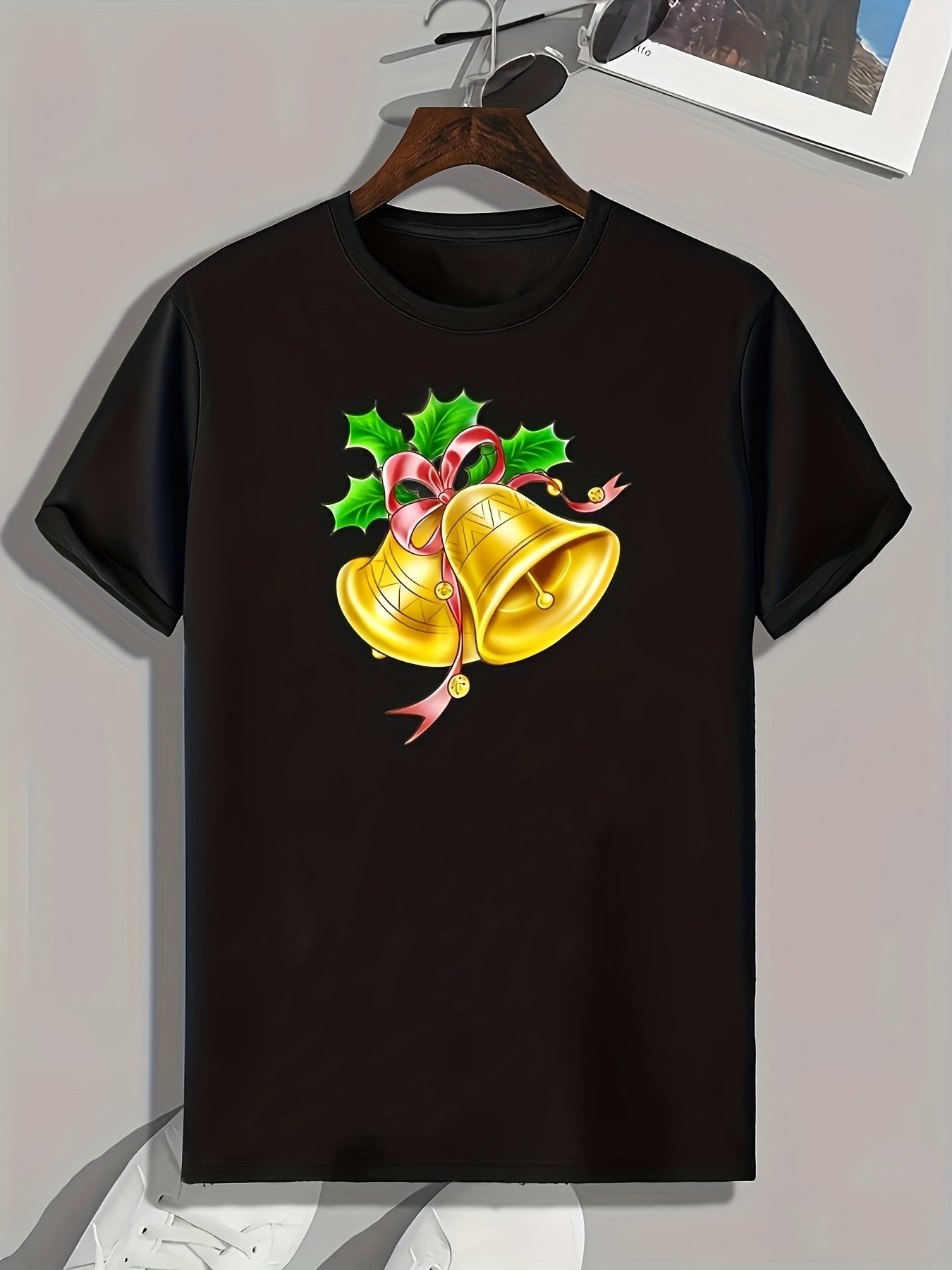 Bell Print Men's Graphic T shirt for Summer