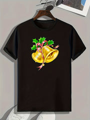 Bell Print Men's Graphic T shirt for Summer