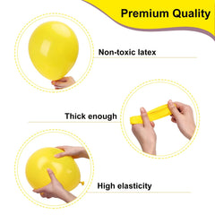 40 Yellow Party Balloons: 25 Balloons for Yellow Theme Party Decoration