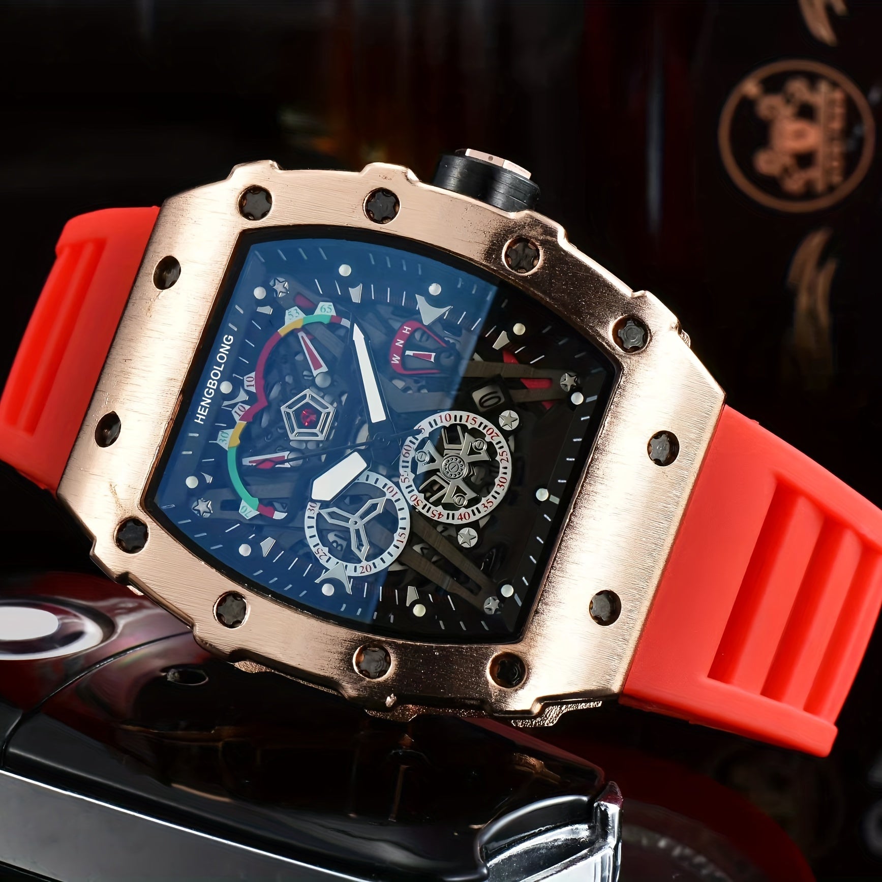 Kids Quartz Barrel Watch Pointer Alloy Wristwatch Men's Accessories
