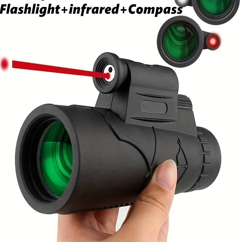 12x50 HD Telescope BAK4 w/ Spotlight, Camping Bird Watching Concerts