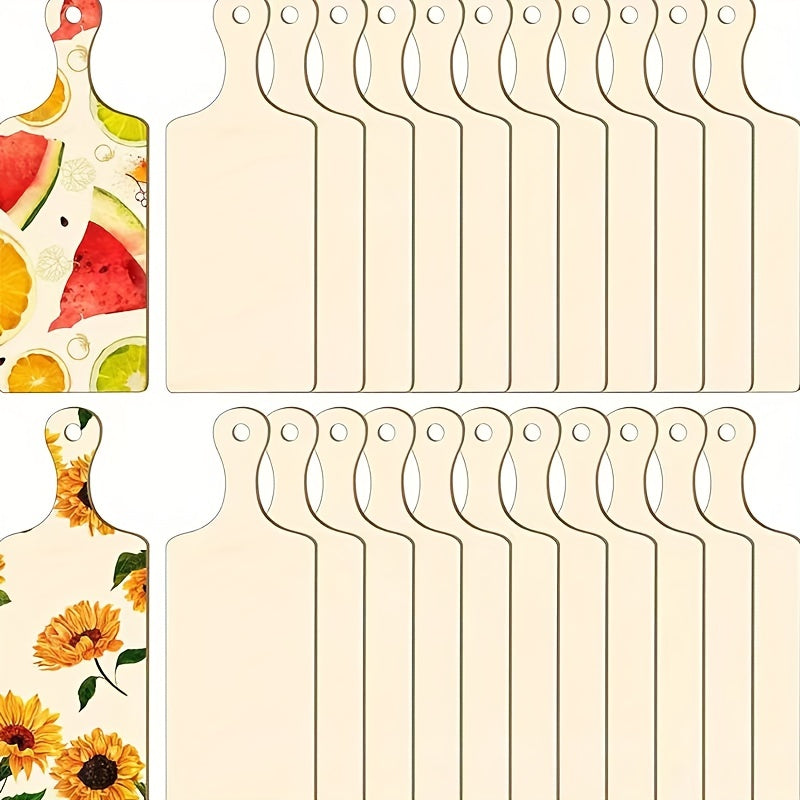 Wooden Chopboard DIY Wooden Chips Cross Border Graffiti Wooden Chips