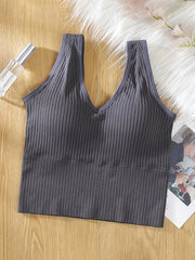 Women's V-Neck Sports Vest Wrap Chest Sleepwear