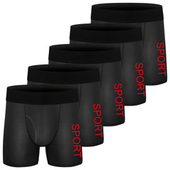 5pcs Boys Teen Casual SPORT Boxer Briefs Underwear