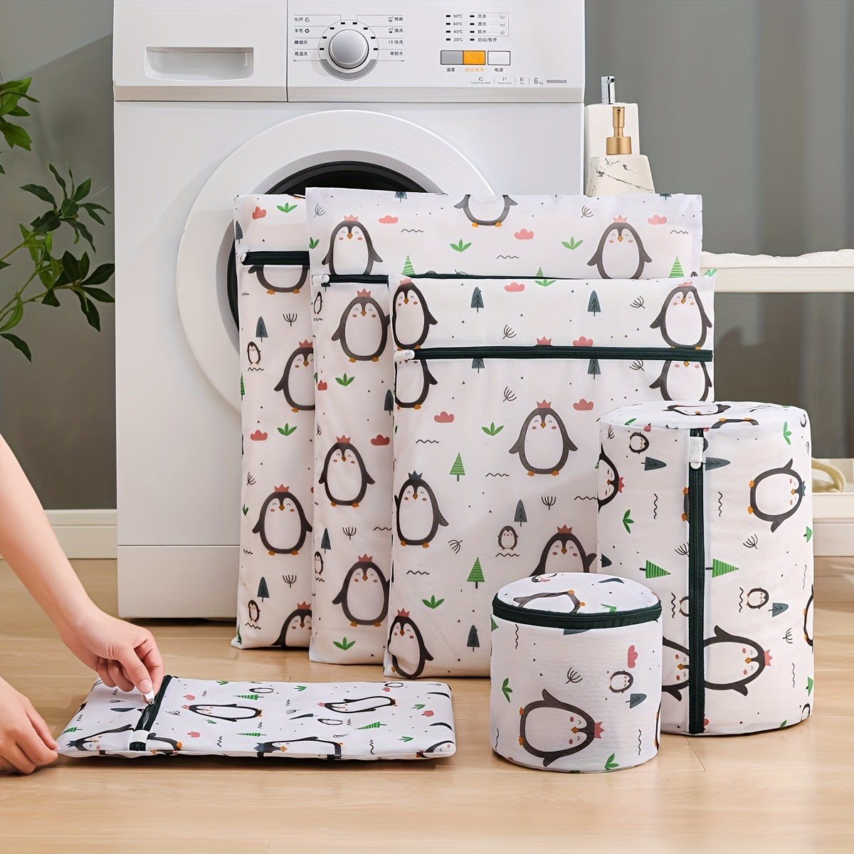 6 Pcs Zipper Laundry Bags for Delicate Clothes Bra Underwear