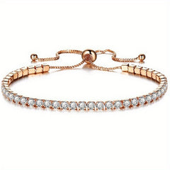 Crystal Tennis Adjustable Bracelet