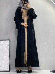 Party Abaya Robe Women's Geo Embroidered Maxi Robe