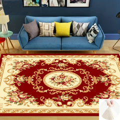 Boho Anti Fatigue Kitchen Rugs Red Vintage Absorbent Non Slip Rugs