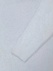 Eyelash Long Sleeve Sweater Round Neck Jumper
