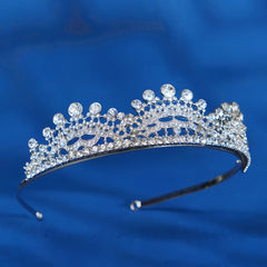 Baroque Wedding Crown and Queen Crowns Rhinestone Bridal Tiara