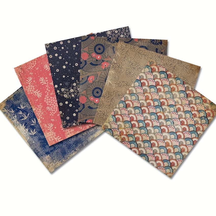 24pcs Retro Pattern Background Paper DIY Photo Album Scrapbook