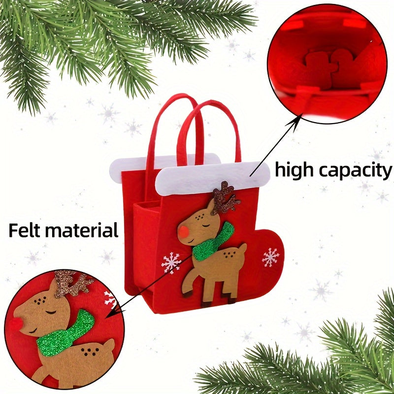 Christmas Gift Bag Large Tote Bag Reusable