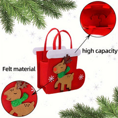 Christmas Gift Bag Large Tote Bag Reusable