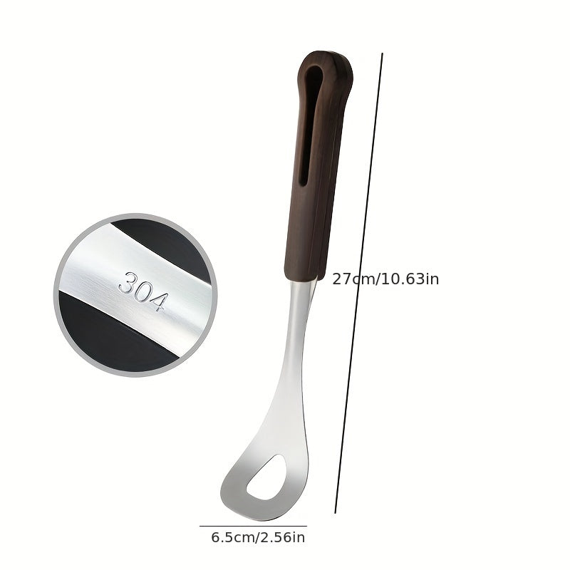 Stainless Steel Meatball Spoon Non Stick Maker with Wood Handle