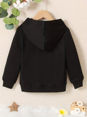 Ombre Butterfly Graphic Hoodie For Kid Girls Long Sleeve Sweatshirt