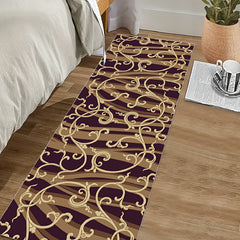 Vintage Floral Runner Rug Soft Laundry Room Mat Long Kitchen Non Slip Washable