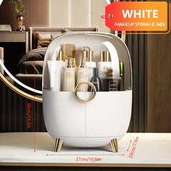 Large Dustproof Makeup Organizer Box for Vanity