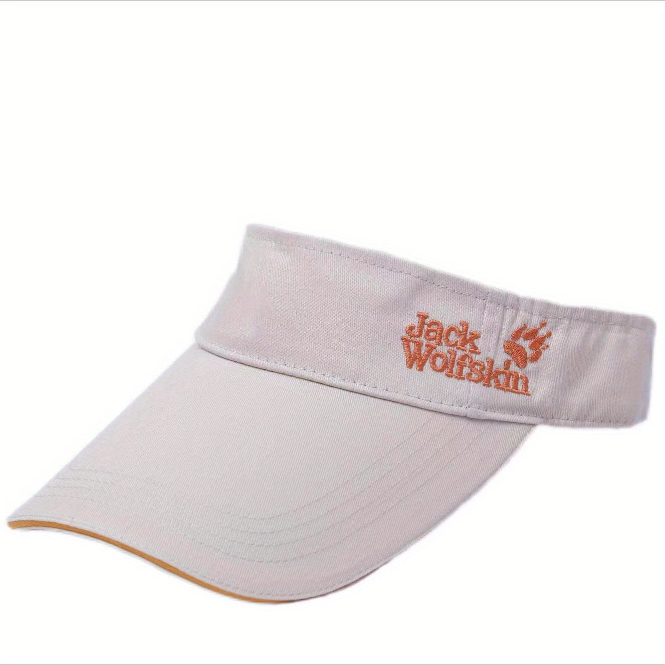Men's Sunscreen Breathable Visor Hat with Letter Embroidery