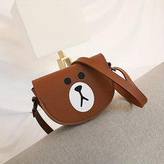 Cute Dino Bear Rainbow Coin Purse Wallet Crossbody Bag