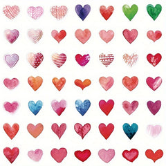 50pcs Love Series Graffiti Stickers Waterproof DIY Decoration Stickers