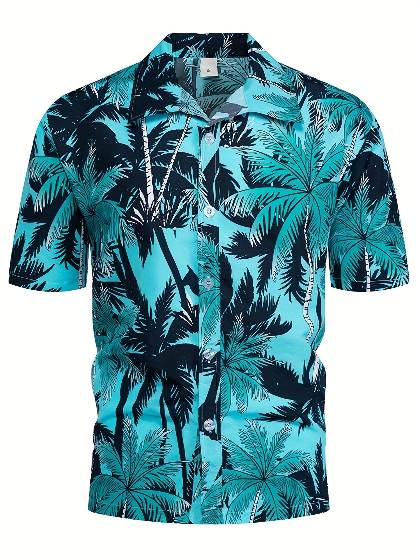 Men's Hawaiian Print Shirt Lightweight Casual Shirt