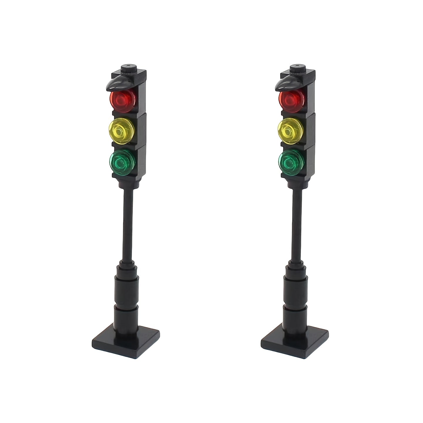 2pcs Traffic Light and Railway Scene Building Blocks Gift