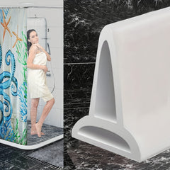 Silicone Bathroom Water Stopper - Prevent Splashing and Flooding