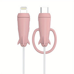 2 Pcs Data Cable Protective Cases: Keep Your Mobile Phone Cable Safe & Stylish