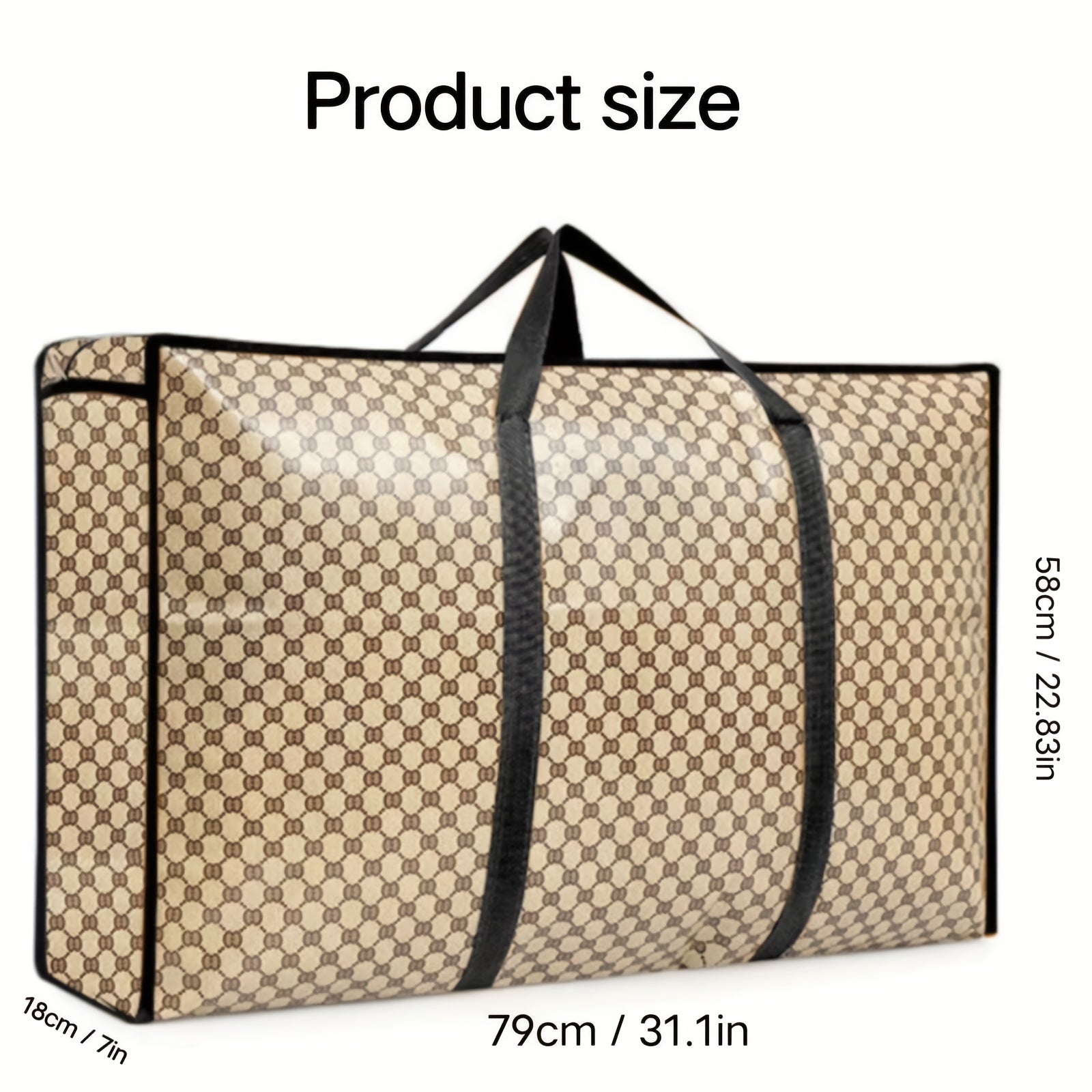Heavy Duty Moving Bag With Reinforced Handles - Perfect for Storing Clothes