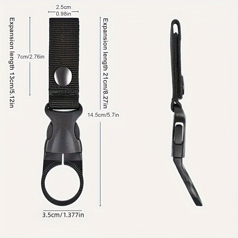 3pcs Portable Bottle Clip Water Bottle Holder for Outdoor Camping Travel