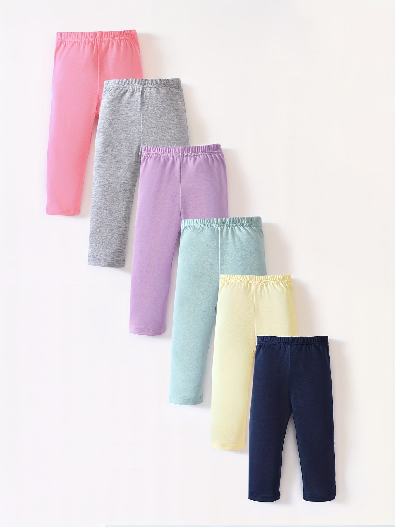 6pcs Baby Pants Solid Anti-mosquito Bottoming