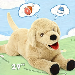 Golden Giant Dog Plush Toy Labrador Retriever Soft Stuffed Animal Huggable Plush