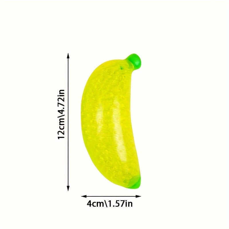3pcs Simulation Banana Squeeze Toy Anti Anxiety Decompression Toys