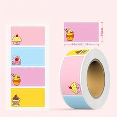 Handwritten Name Label Stickers for Water Cup