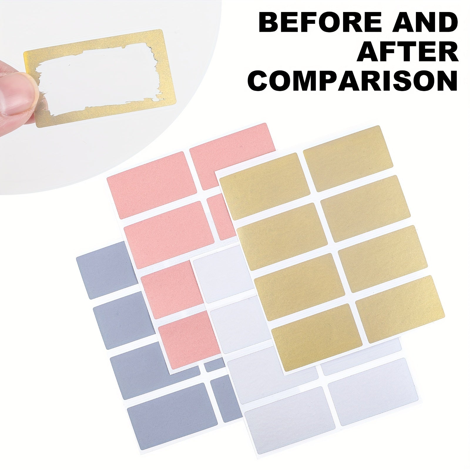 Golden & Silvery Scratch Off Labels for Games & Prizes