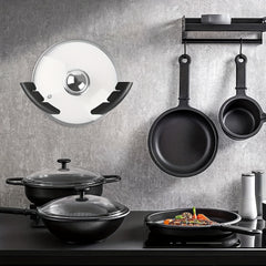 Pot Lid Organizer Wall Mounted Kitchen Storage