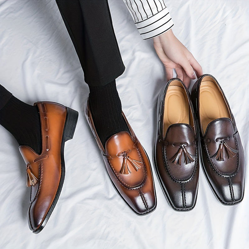 Men's Tassel Loafer Shoes Slip On Comfortable Anti skid Sneakers