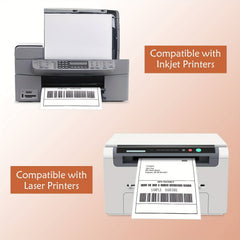 Full Sheet Matte Sticker Labels 8.5x11 for Laser & Inkjet Printer