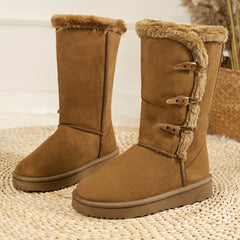 Women's Non Slip Winter Snow Boots Warm Platform High Tube Boots