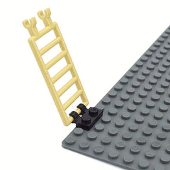 50pcs 1x2 Clip On Bricks w/ Bar Handle for Side Construction Toys