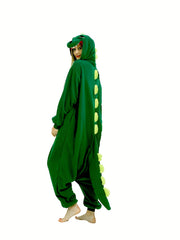Dinosaur Hooded Jumpsuit Sleepwear Costume
