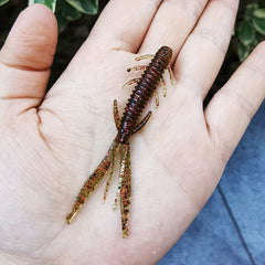 10pcs Soft Bait Artificial Worm Lure Fishing Tackle