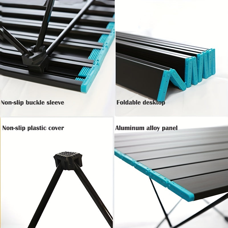 Portable Folding Table Light Aluminum Alloy for Outdoor Activities