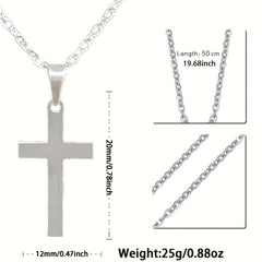Y2K Cross Pendant Necklace for Kids